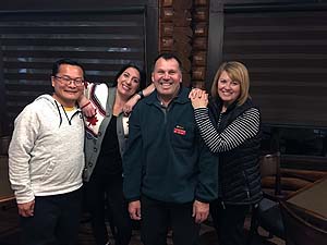 Stuart Wen - Stacie Padbury - Larry Roman - Sandee Parkin